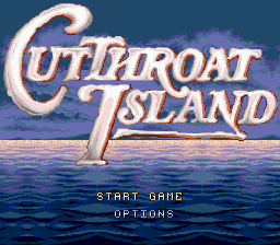 Cutthroat Island Title Screen